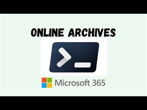 Force Exchange Online Archiving to start archiving email on .